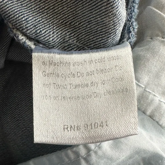 ✨A.Z.I. New York Whitewashed Bailey Jeans Removable Pleated Ruffle Hem Size 8✨ - Picture 6 of 6